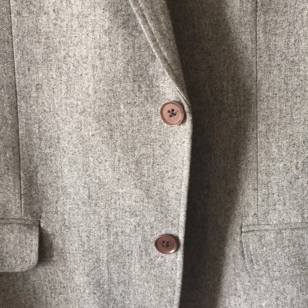 Grey Banana Republic Cotton Blazer - Picture 5 of 8